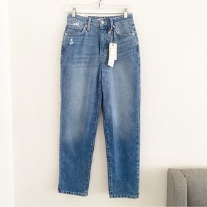 NWT Forever21 MOM High Rise Relaxed Fit Tapered Leg Jeans Size 25